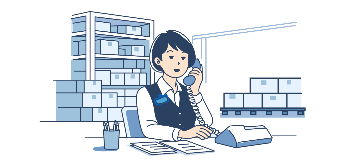 フロントオフィスイラスト